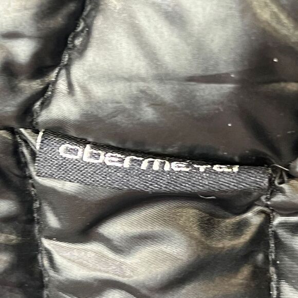 Obermeyer Women's Zip Up Quilted Hooded Vest Down Puffer Jacket Black Size Small - Picture 11 of 12